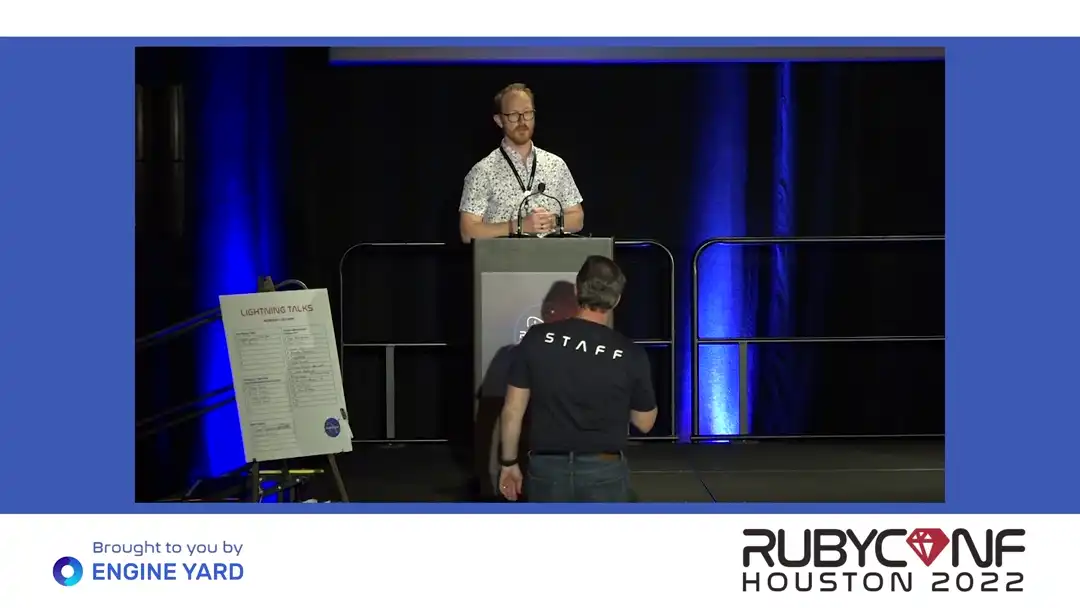 talk by Adam Cuppy: Lightning Talk: Adam Cuppy
