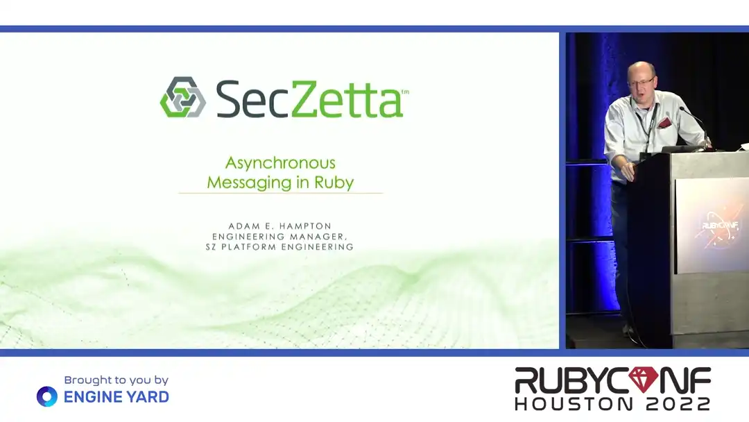 talk by Adam E. Hampton: Lightning Talk: Asynchronous Messaging in Ruby