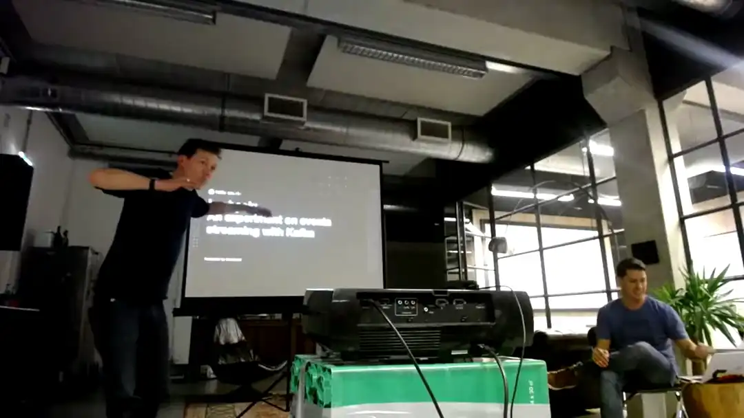 talk by Alejandro Cadavid: Logbook: An experiment on event streaming with Kafka