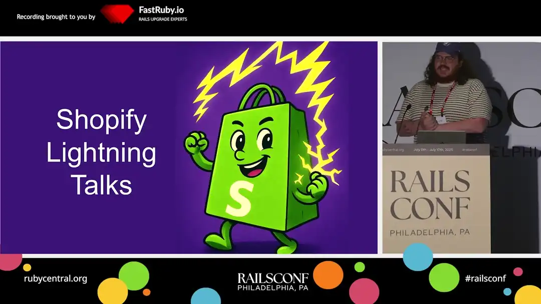 talk by Andrew Novoselac: Shopify Lightning Talks Intro