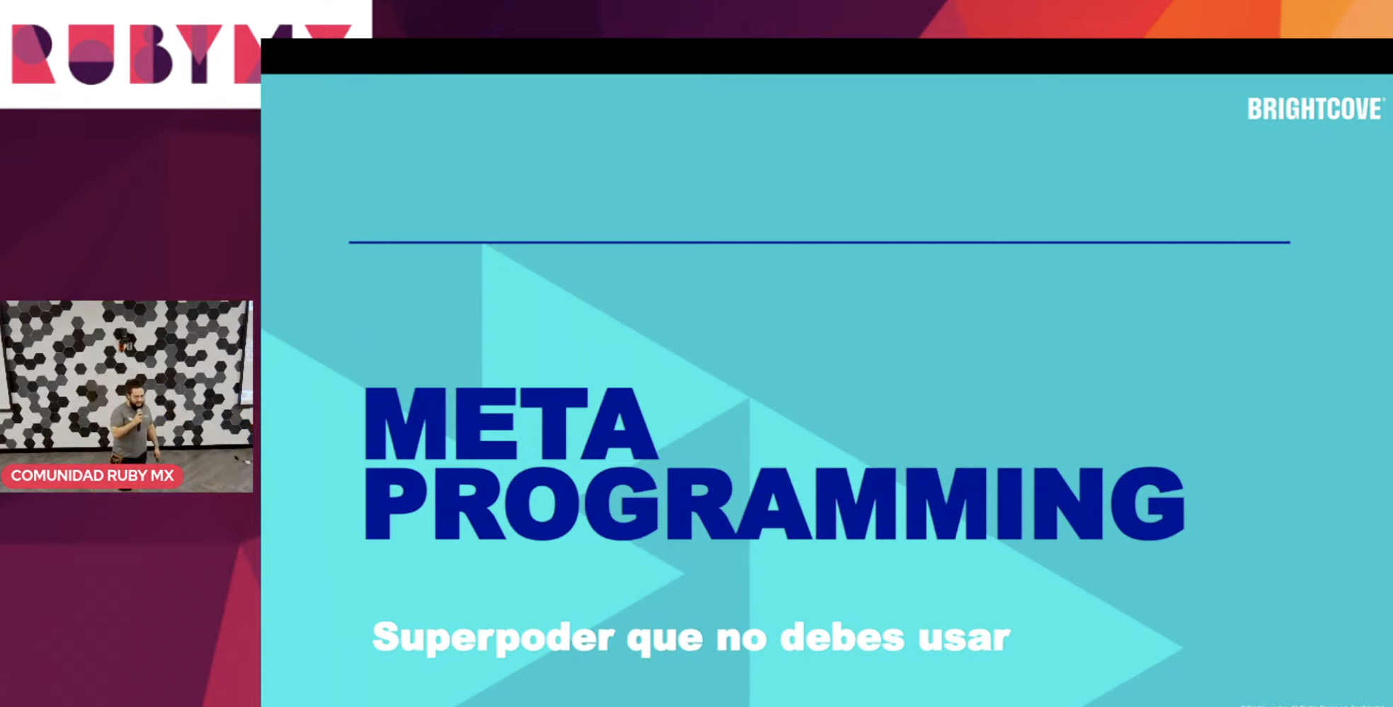 talk by Brian Martinez: Metaprogramming, el superpoder que no deberías usar