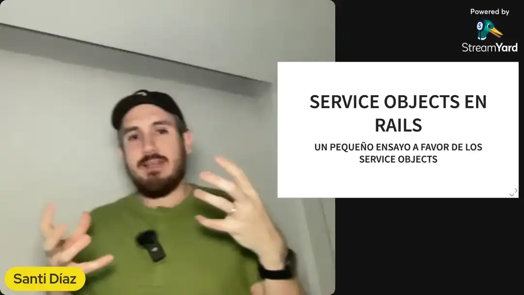 talk by Fernando E. Silva Jacquier: Service Objects en Rails
