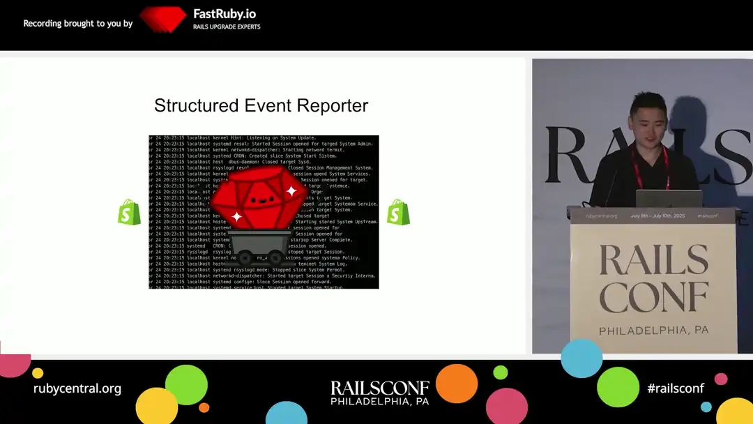 talk by George Ma: Lightning Talk: Structured Event Reporter