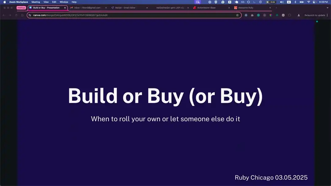 talk by Ifat Ribon: Build or Buy?