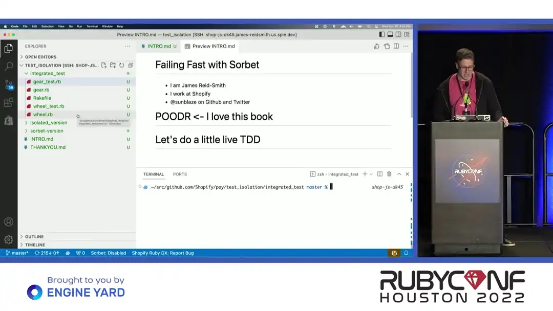 talk by James Reid-Smith: Lightning Talk: Failing Fast with Sorbet