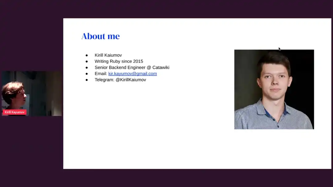 talk by Kirill Kaiumov: Detecting N+1 query problem effectively