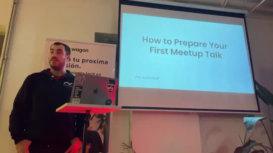 talk by Santiago Merlo: How to Prepare Your First Meetup Talk