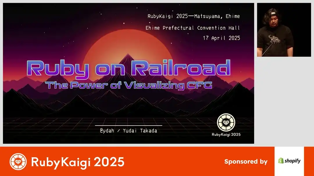 talk by Yudai Takada: Lightning Talk: Ruby on Railroad: The Power of Visualizing CFG